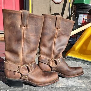 FRYE Brown Heeled Boots....Never Worn!! NWOT